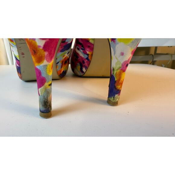 Madden Girl pink and blue  women’s size 11.  Bold, office, career S0417 - Picture 5 of 11